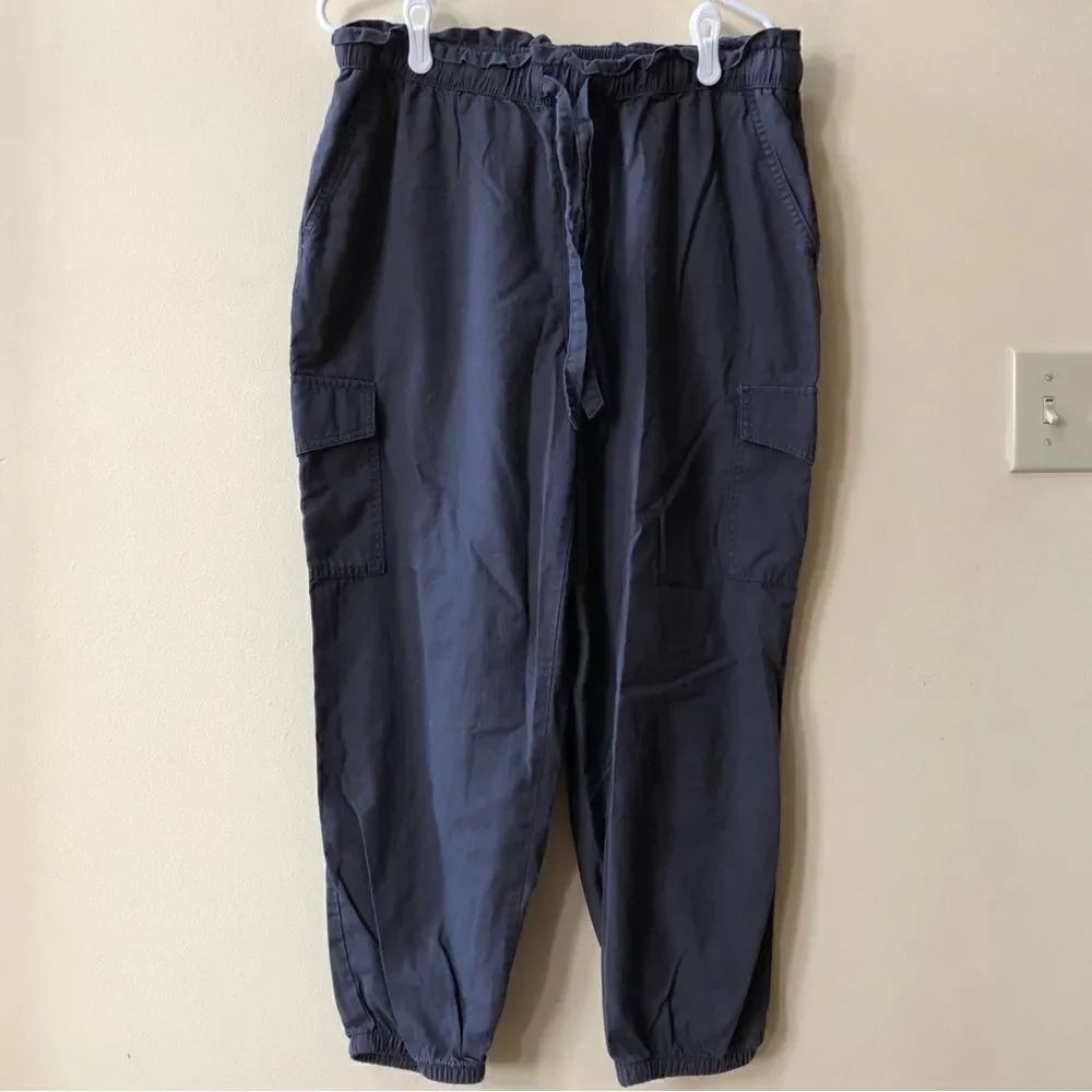 Loft High Rise Paper Bag Pants